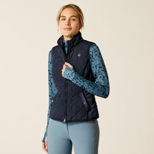 Ariat AW24 Womens Ashley 2.0 Insulated Vest - Navy Eclipse - XS