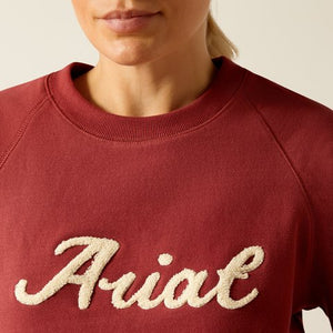 Ariat AW24 Womens Benicia Sweatshirt - Burnt Russet - XS