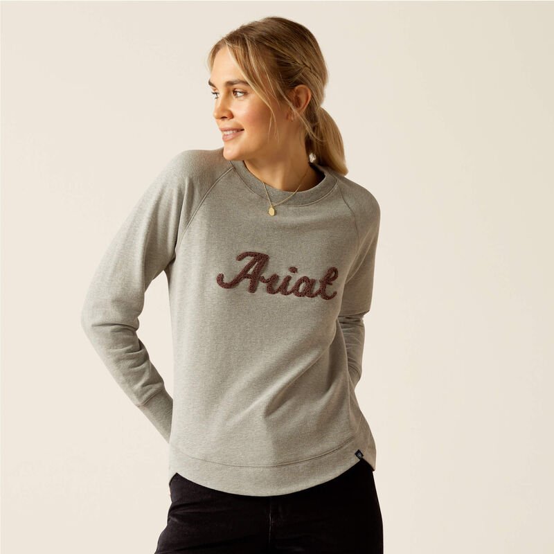 Ariat AW24 Womens Benicia Sweatshirt - Burnt Russet - XS