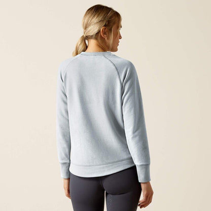 Ariat AW24 Womens Benicia Sweatshirt - Heather Grey - XS