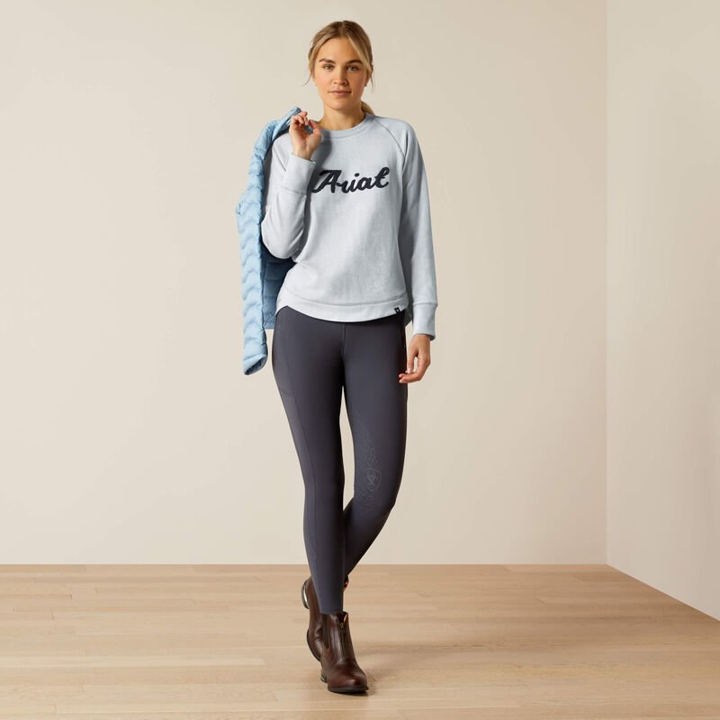 Ariat AW24 Womens Benicia Sweatshirt - Heather Grey - XS