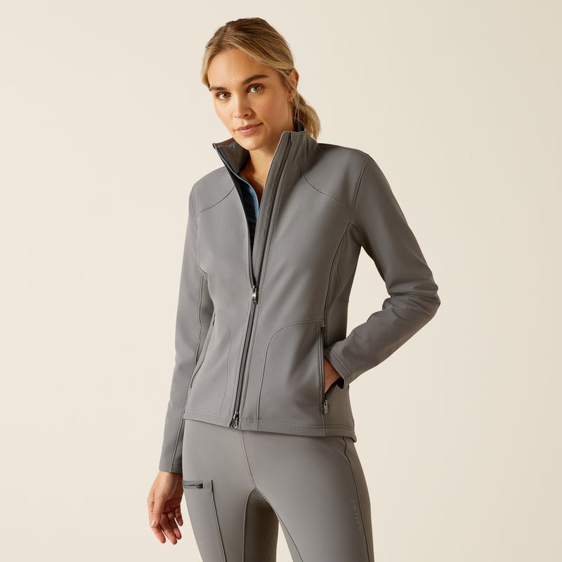 Ariat AW24 Womens Boreas Full Zip Sweatshirt - Quiet Shadow - XS