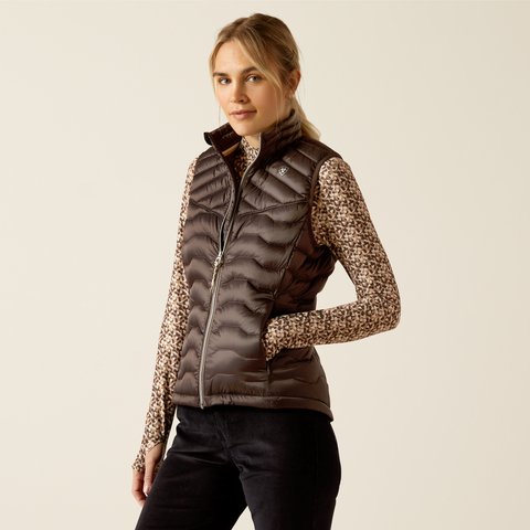 Ariat AW24 Womens Ideal Down Gilet - Mole - XS