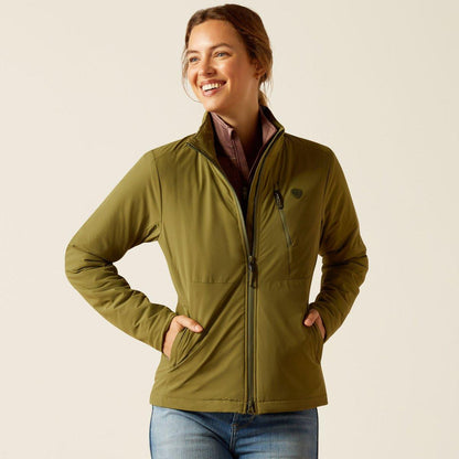 Ariat AW24 Womens Rion Stretchshell Jacket - Winter Moss - XS