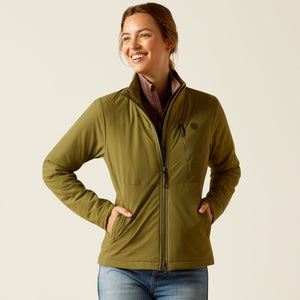 Ariat AW24 Womens Rion Stretchshell Jacket - Winter Moss - XS