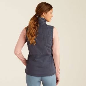 Ariat AW24 Womens Venture Full Zip Vest - Ombre Blue - XS