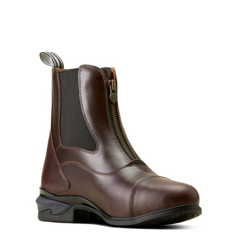 Ariat Mens Devon Axis Pro Zip Paddock - Waxed Chocolate - 10.5