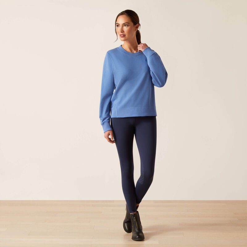 Ariat SS24 Womens Memento Sweatshirt - Dutch Blue - L