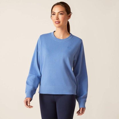 Ariat SS24 Womens Memento Sweatshirt - Dutch Blue - L