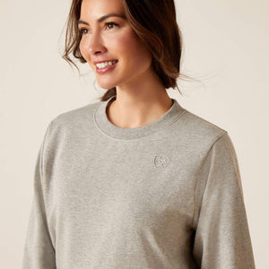 Ariat SS24 Womens Memento Sweatshirt - Heather Grey - L