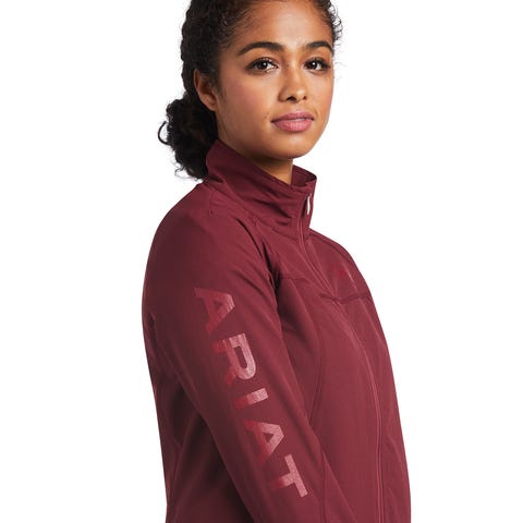 Ariat Womens Agile Softshell Jacket - Zinfandel - Extra Small