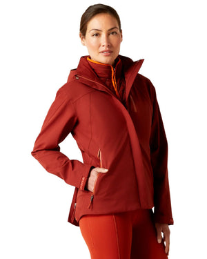 Ariat Women's Coastal Waterproof Jacket - Fired Brick - XS