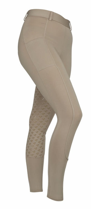 Aubrion Albany Riding Tights - Beige - XXS