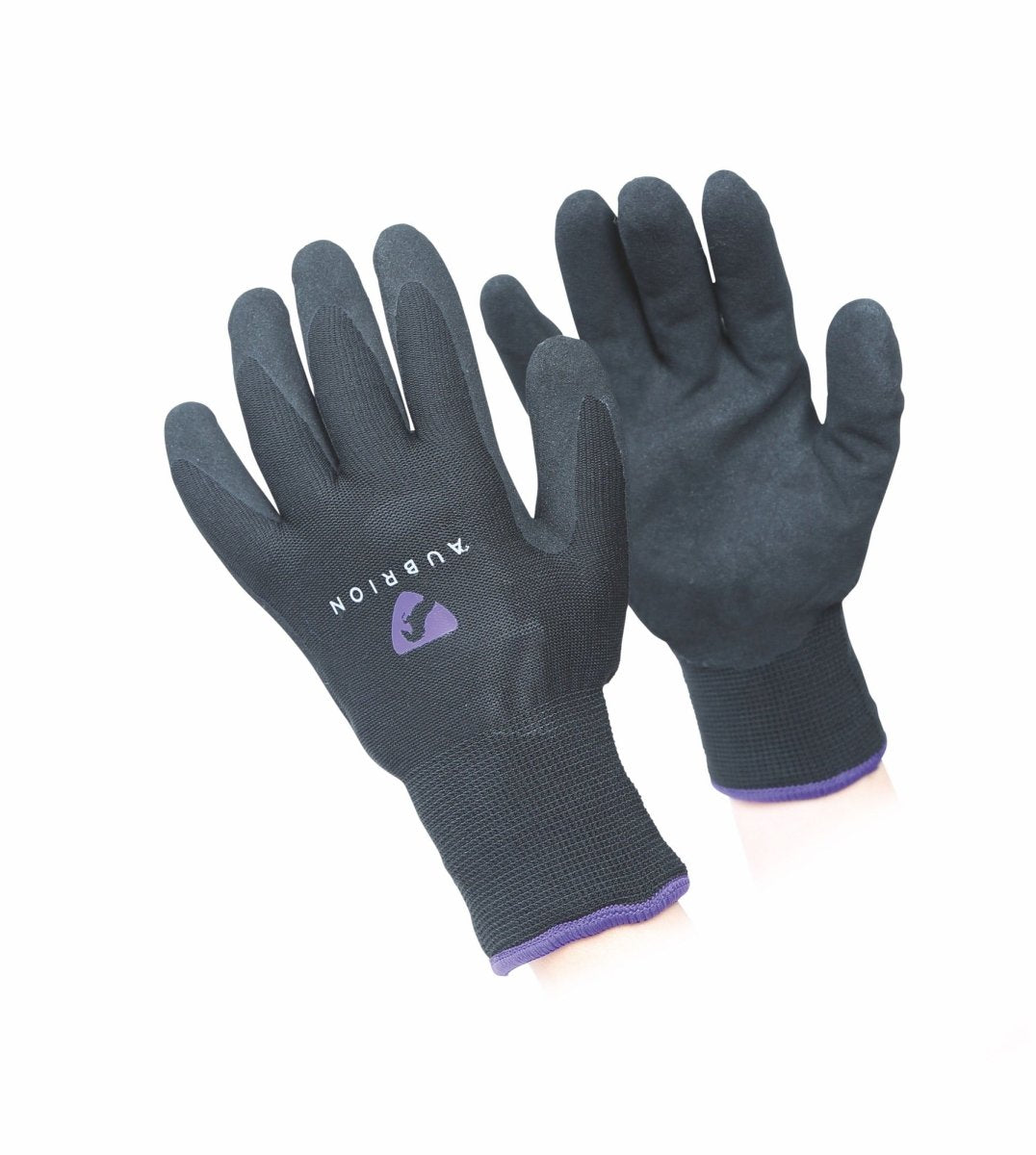 Aubrion All Purpose Winter Yard Gloves - Black - XS