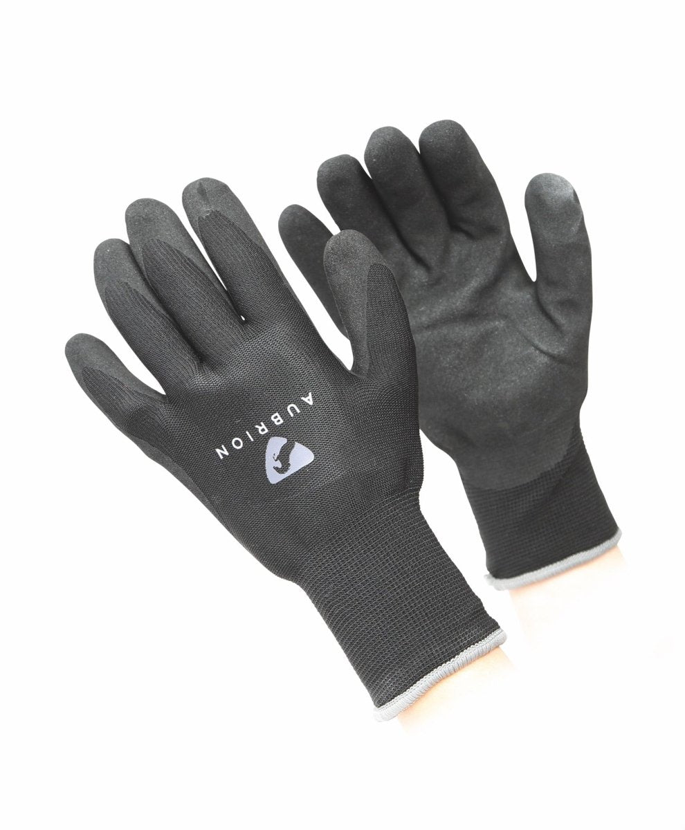 Aubrion All Purpose Winter Yard Gloves - Black - XS