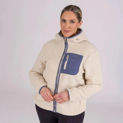 Aubrion AW24 Clement Full Zip Fleece - Natural - Extra Extra Small