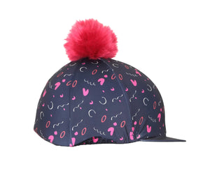 Aubrion AW24 Hyde Park Hat Cover - Young Rider - Doodle - 