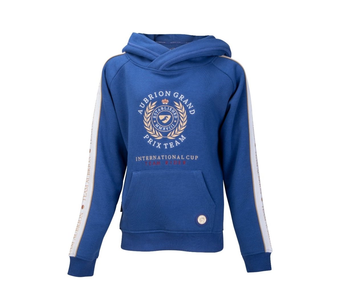 Aubrion AW24 Team Hoodie - Young Rider - Navy - 7 - 8 Years