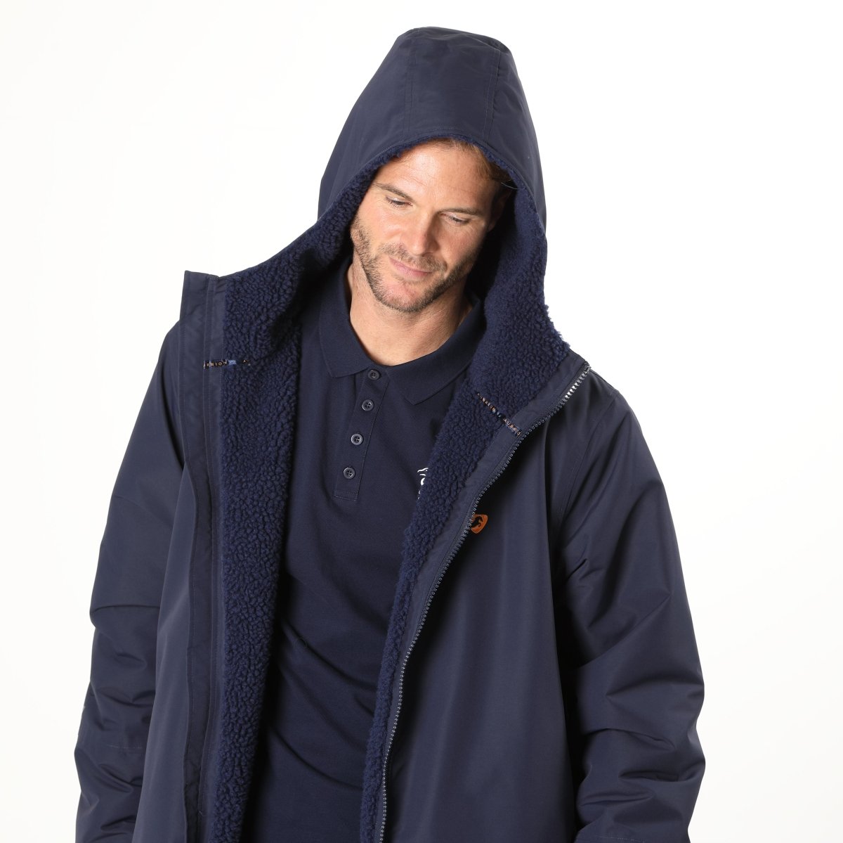 Aubrion Core All Weather Robe - Unisex - Navy - 11/14 Years