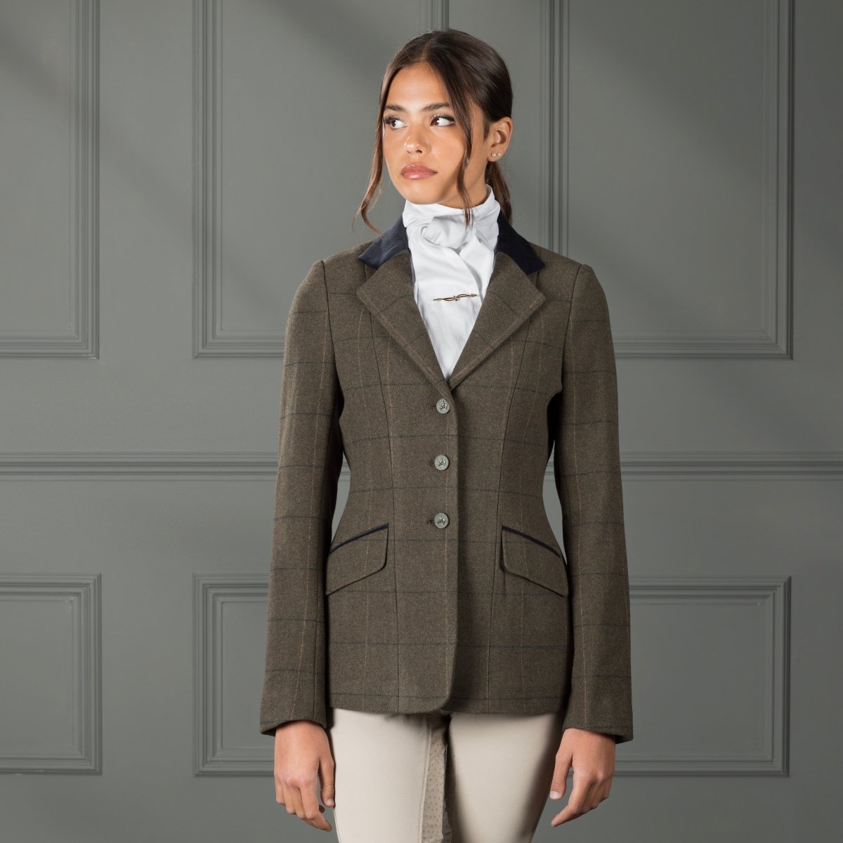 Aubrion Saratoga Jacket - Brown Tweed - 30