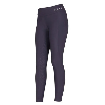 Aubrion SS24 Laminated Riding Tights - Navy - L