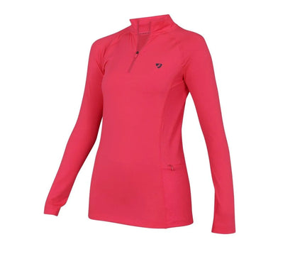 Aubrion SS24 Revive Long Sleeve Base Layer - Coral - L