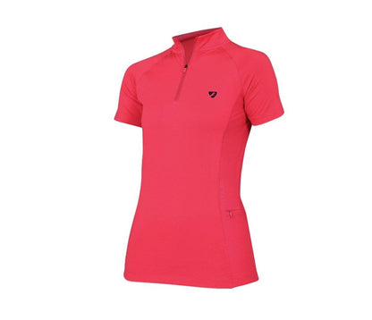 Aubrion SS24 Revive Short Sleeve Base Layer - Coral - L