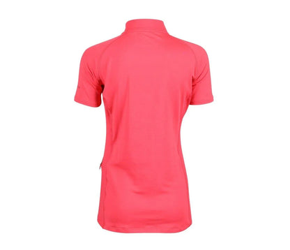 Aubrion SS24 Revive Short Sleeve Base Layer - Young Rider - Coral - 11/12 Years