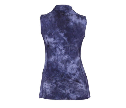 Aubrion SS24 Revive Sleeveless Base Layer - Navy TyeDye - XXS