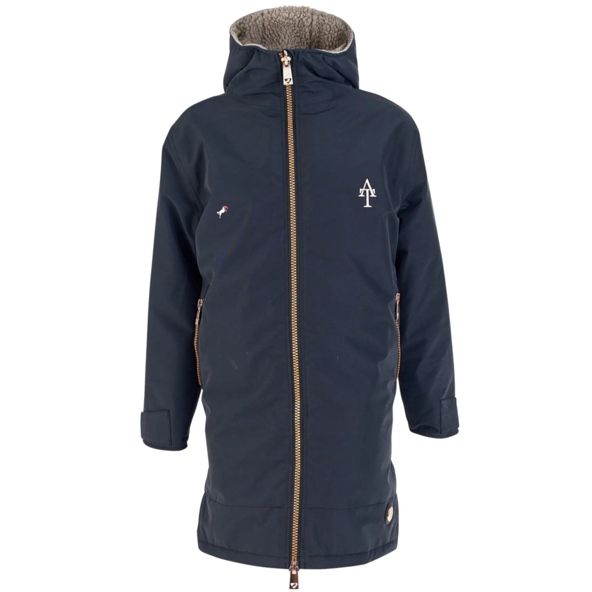 Aubrion SS24 Team All Weather Robe - Young Robe - Black - 11/14 Years