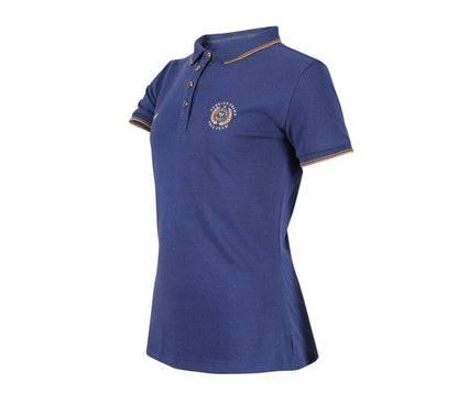 Aubrion SS24 Team Polo Shirt - Young Rider - Navy - 11/12 Years