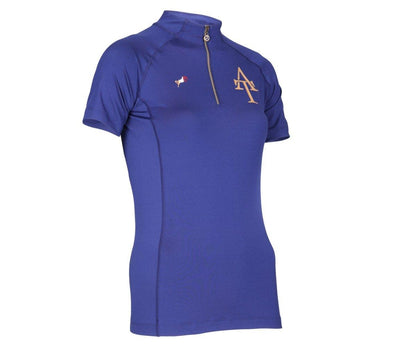 Aubrion SS24 Team Short Sleeve Base Layer - Navy - L