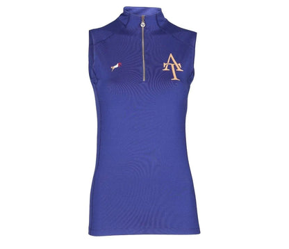 Aubrion SS24 Team Sleeveless Base Layer - Navy - L