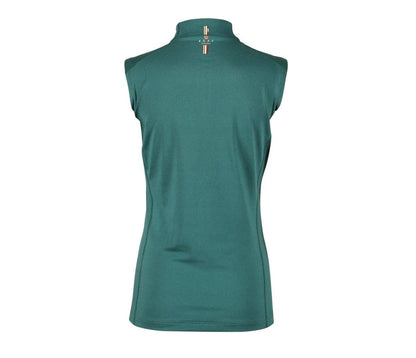 Aubrion SS24 Team Sleeveless Base Layer - Young Rider - Green - 11/12 Years