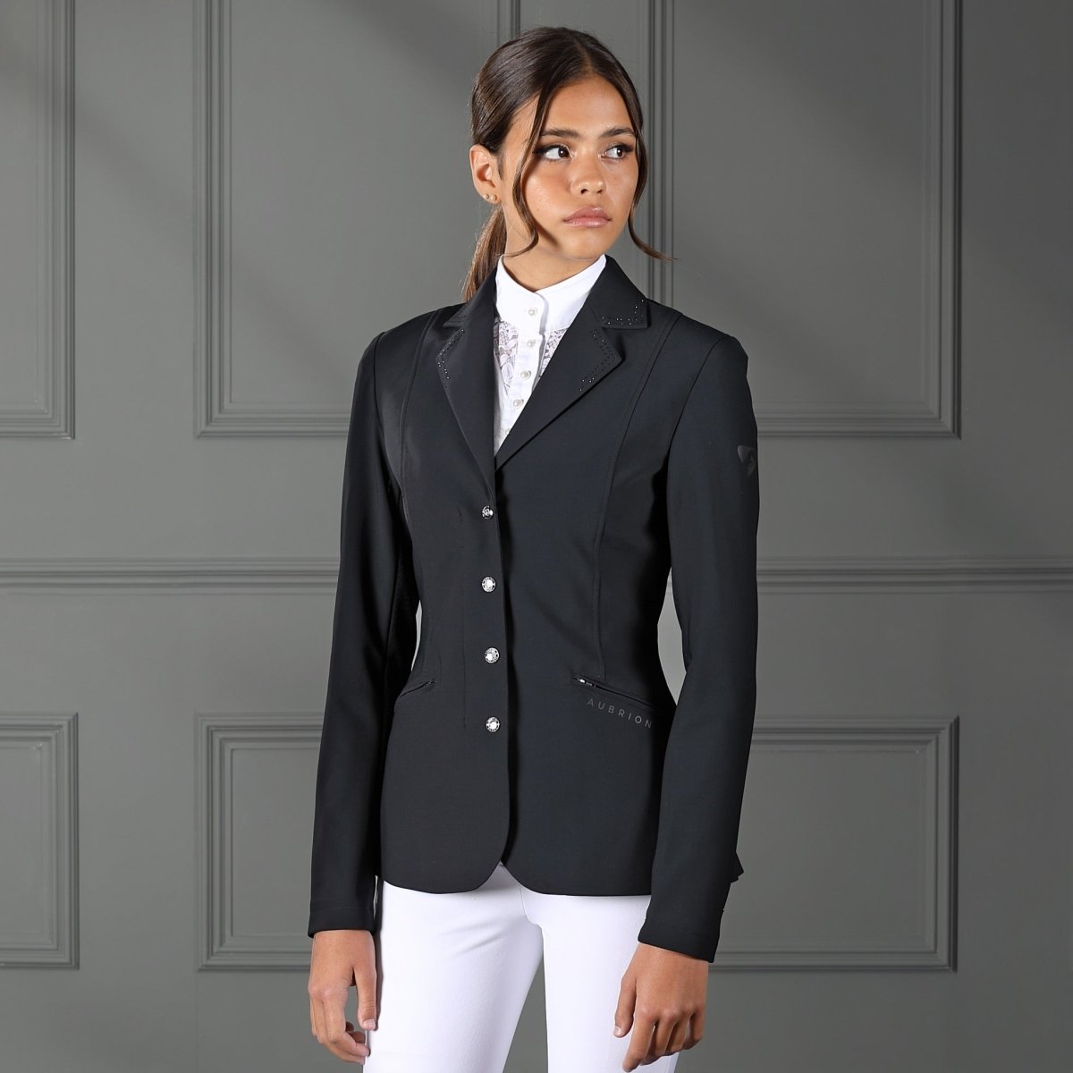 Aubrion Wellington Show Jacket - Black - 28