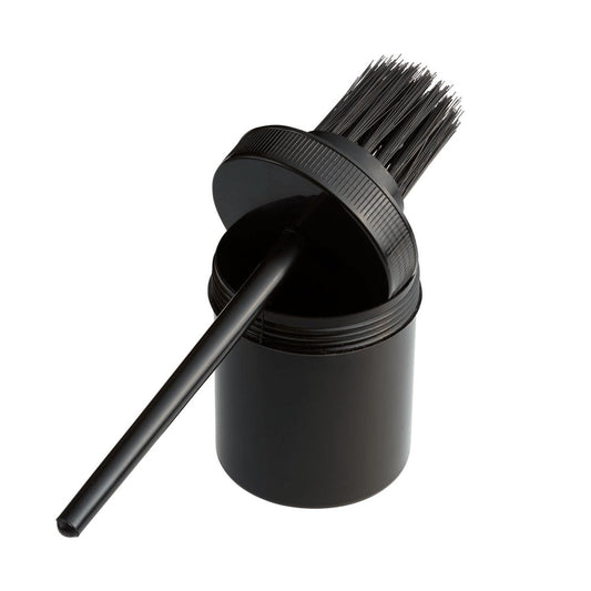 Bitz Hoof Oil Brush With Pot - Black -