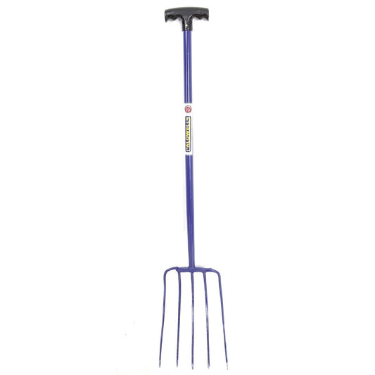 Caldwells 5 Prong Tubular Muck Fork Pt - Blue - 