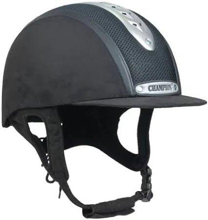 Champion Evolution Pussiance Riding Hat - Black - 51cm