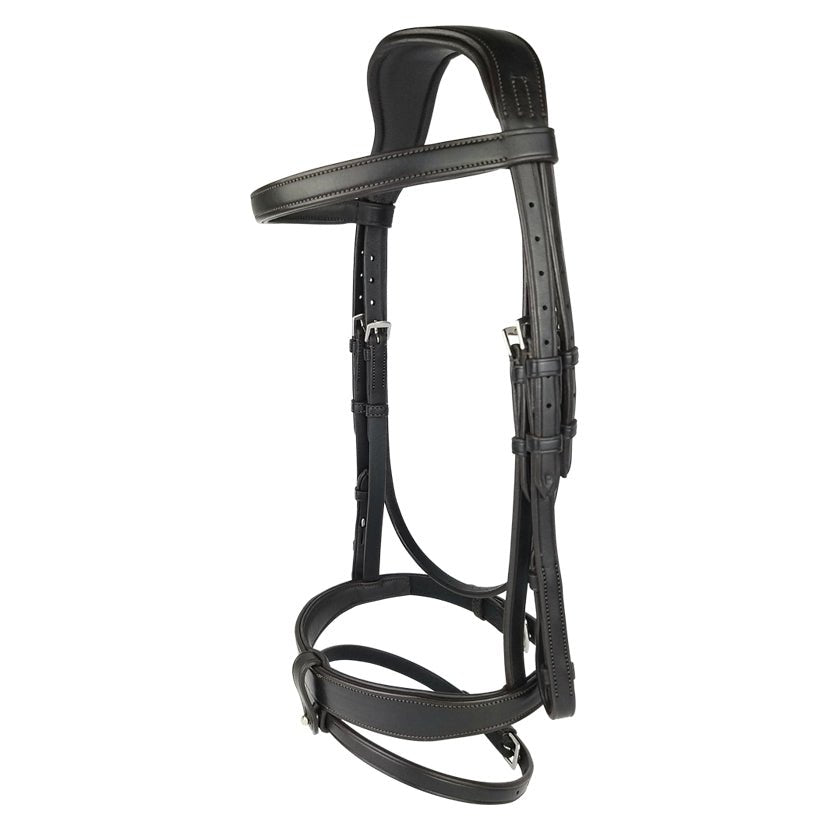 EcoRider Classic Comfort Show Bridle - Brown - Small Pony