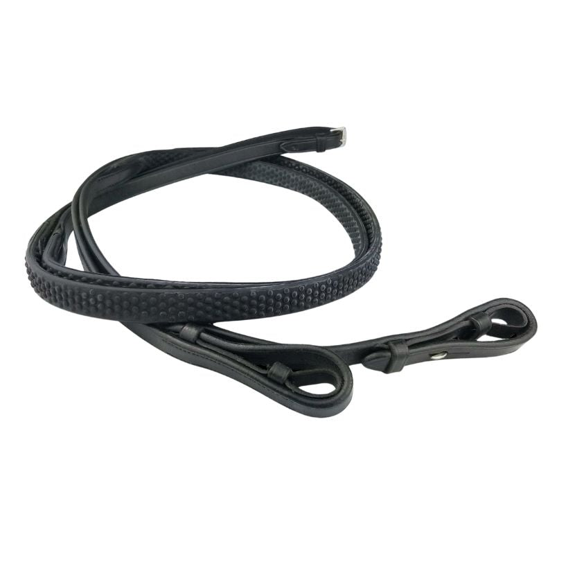 EcoRider Ultra Comfort Flexi Reins - Black - 54''