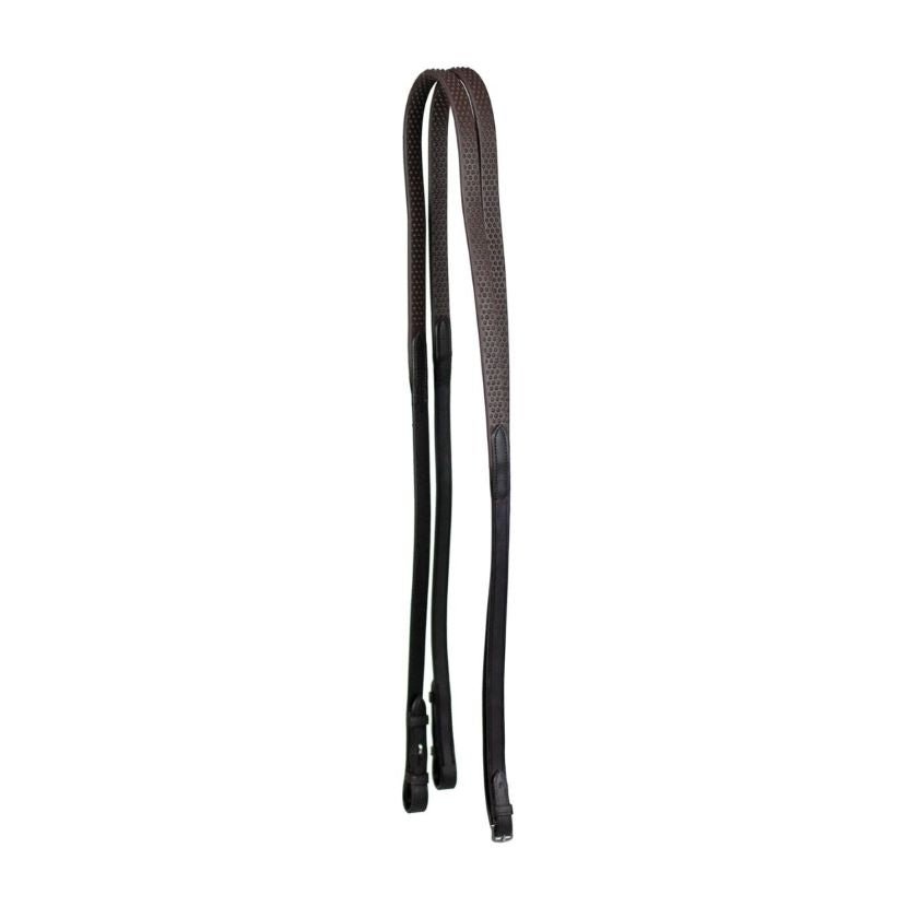 EcoRider Ultra Comfort Flexi Reins - Brown - 54''