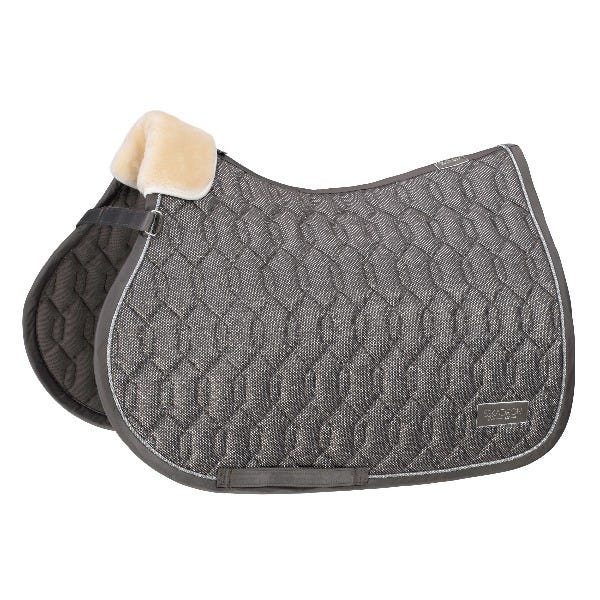 Eskadron Glitter Mesh GP Saddlecloth - Fossil - -