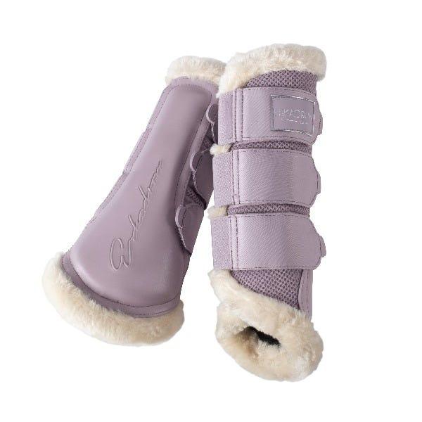 Eskadron Mesh Boots with Faux Fur Binding - Fossil - Small