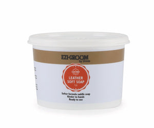 EZI - GROOM Leather Soft Soap Tub - Single - 450gm