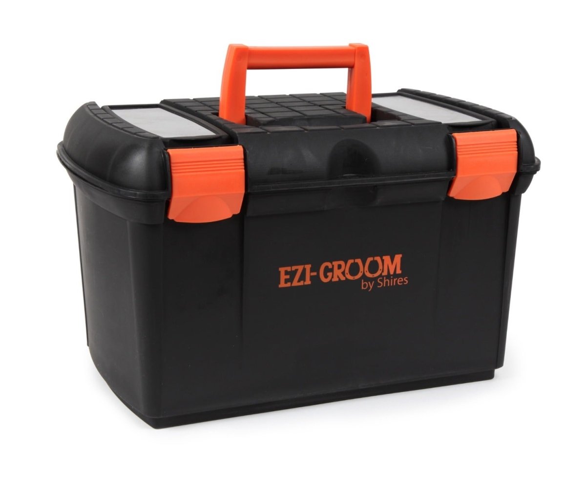 EZI - GROOM Two Tone Tack Box - Black - 