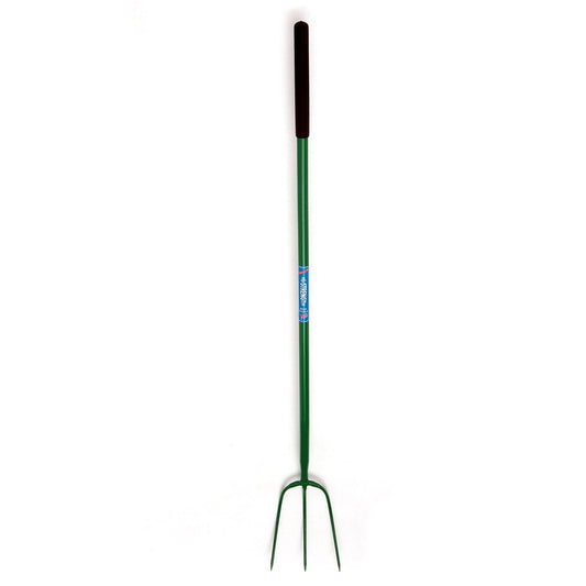 Fynalite Hi - Strength Hay Fork 3 Prong Long Handle - Green - 48"Long