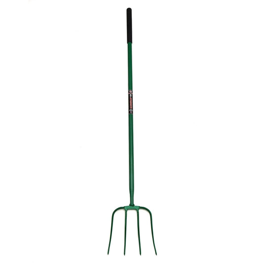 Fynalite Hi - Strength Manure Fork 4 Prong Long - Green - 48"