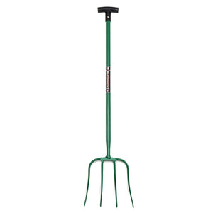 Fynalite Hi - Strength Manure Fork 4 Prong T - Grip - Green - 32"