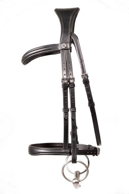 Henry James Cavesson bridle - Black - Cob