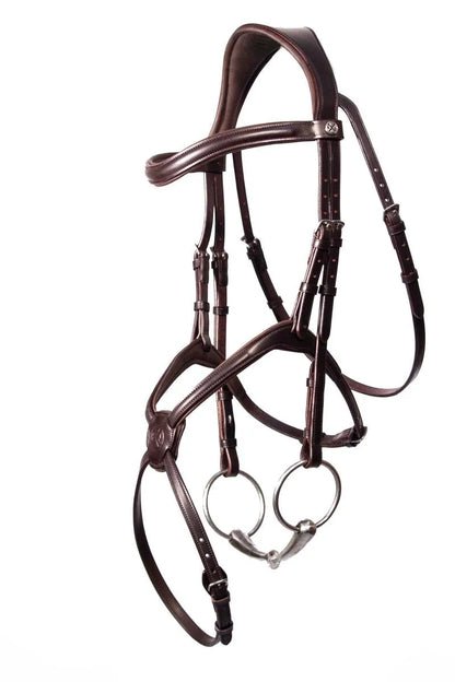 Henry James Grackle Bridle - Havana Brown - Cob